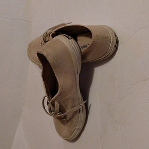 Superga beige sneakers size 9.5